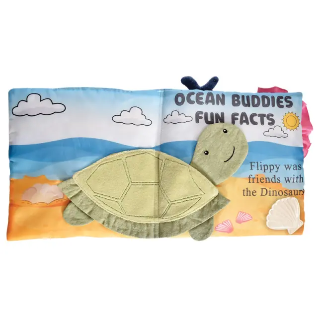 TIKIRI TOYS TIKIRI ΥΦΑΣΜΑΤΙΝΟ ΜΑΛΑΚΟ ΒΙΒΛΙΟ OCEAN ACTIVITY 2