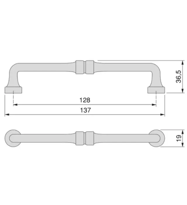 ΛΑΒΗ EMUCA BAGHDAD 9362055 128MM ΜΠΡΟΝΖΕ 3