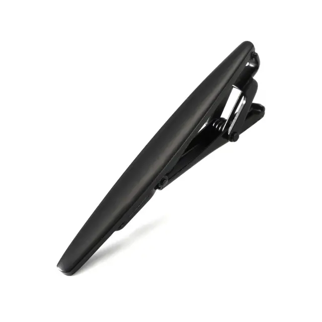 Μαύρο Κλιπ Γραβάτας 6 cm με Σμάλτο – LGD-TC/110