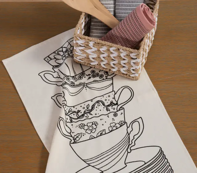 ΠΟΤΗΡΟΠΑΝΟ MY CUP OF TEA 40Χ60 NEF-NEF HOMEWARE ECRU