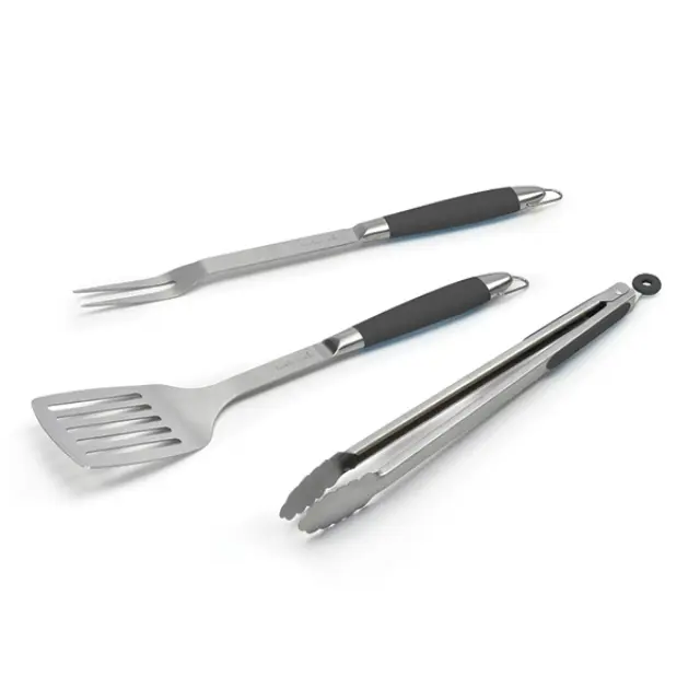Barbecook Σετ 3τμχ ΛαβίδαΠιρούναΣπάτουλα Ανοξείδωτα Για BBQ