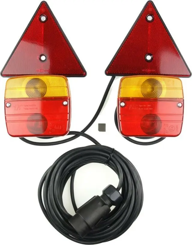 AMiO Σετ Φώτα Τρέιλερ με Μαγνήτη 12V και Πρίζα 7pin 02095/AM 2τμχ