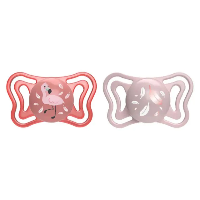 Chicco Πιπίλες Σιλικόνης PhysioForma Light Ροζ για 6-16 μηνών 2τμχ 2