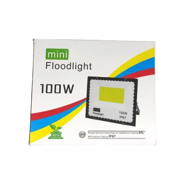 Mini Προβολέας IP66 Ισχύος 100W Ψυχρό φως – LED flood light 012020 3