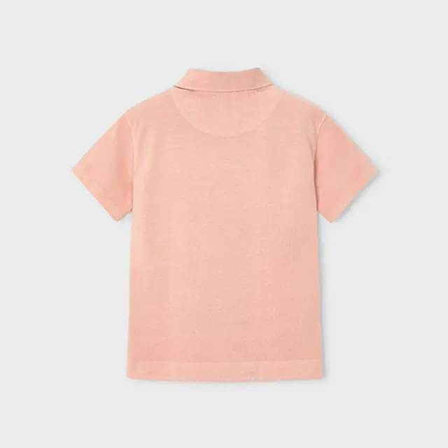 Mini 2 έως 10 ετών Πόλο overdyed κοραλί 3