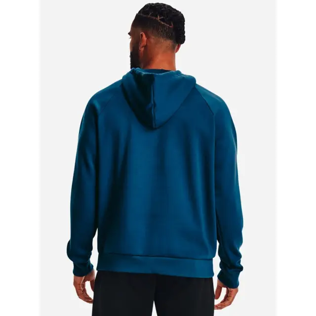 Under Armour Rival Fleece Hoodie (1379757-426) - Μπλέ 2