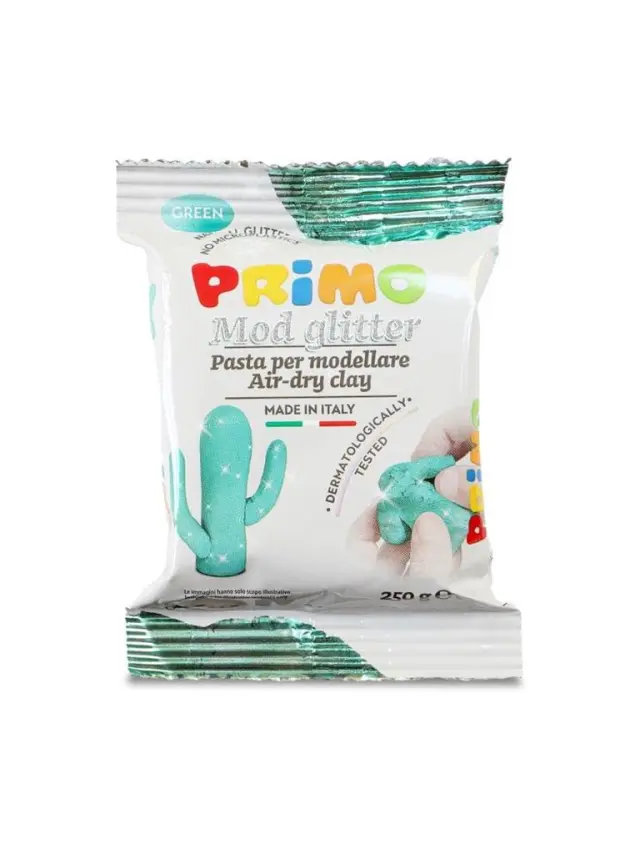 Primo Πηλός 250gr Glitter Green/ 28511MOD205G GREEN (Primo)