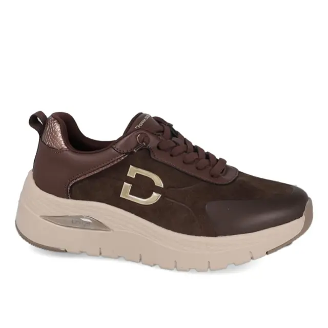 Donna Serena Sneakers Γυναικείο δέρμα/ύφασμα Καφέ DSE/146137 TDM - 37