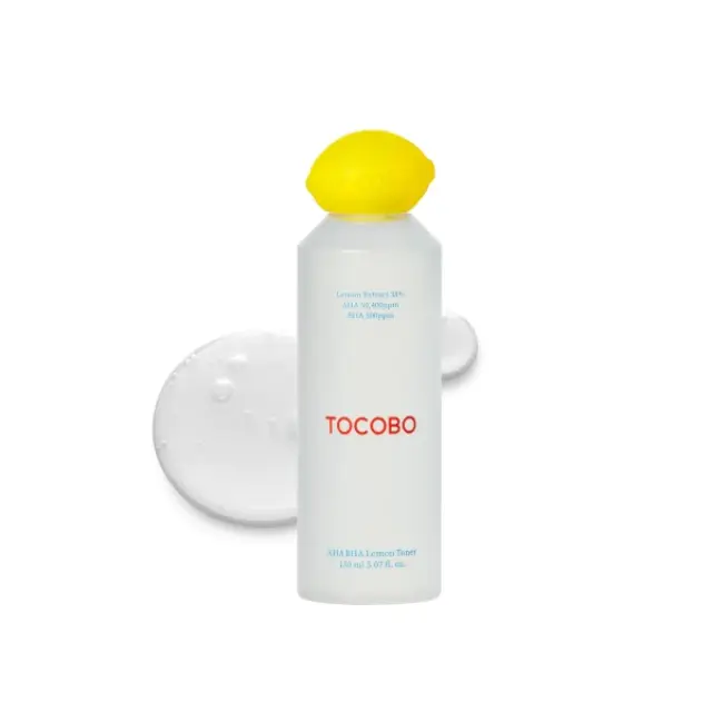 TOCOBO AHA BHA Lemon Toner gently exfoliating facial toner 150ml