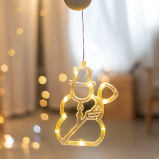 AcaLight Offer ΧΙΟΝΑΝΘΡΩΠΟΣ ΠΛΑΣΤΙΚΟΣ 10 LED ΘΕΡΜΟ ΛΕΥΚΟ ΜΕ ΜΠΑΤΑΡΙΕΣ 3ΧΑΑΑ IP20 130X205mm