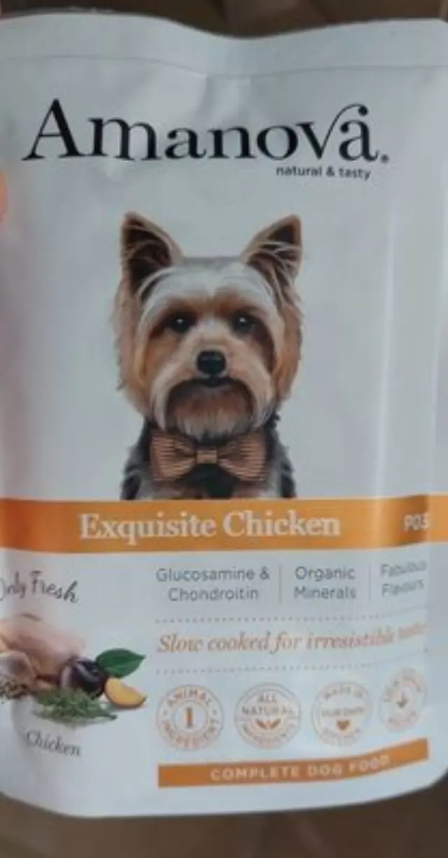 Amanova Low Grain Adult Dog Exquisite Chicken Φακελάκι 100gr Μονόχρωμο