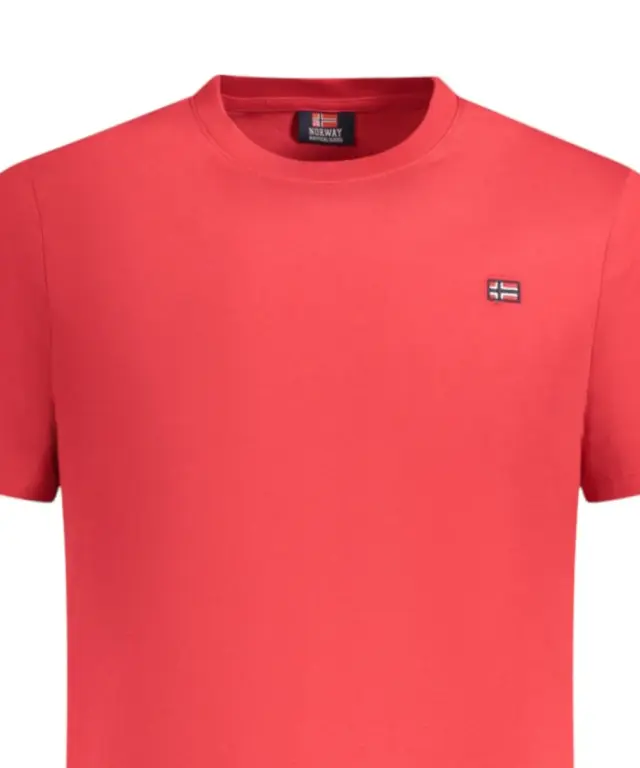 Norway Nautical School - Ανδρικό T-shirt Κοντομάνικο Basic 836010-BITTER Κόκκινο 3