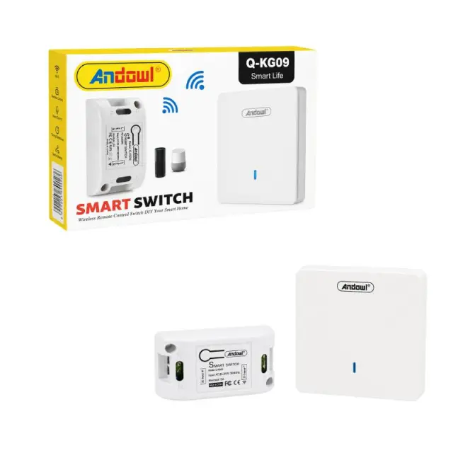 Andowl Έξυπνος Διακόπτης WiFi Smart Switch Q-KG09 - WiFi Smart Switch 0751221