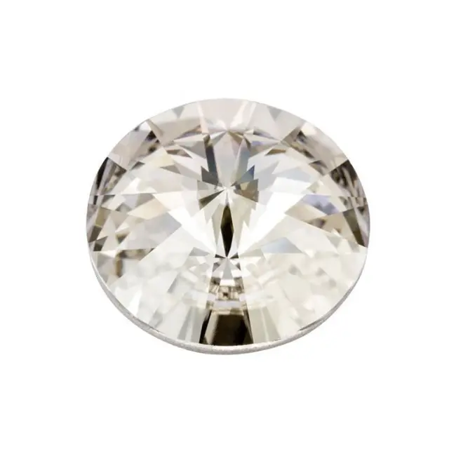 Swarovski 1122 Rivoli Crystal Silver Shade Ø18mm - 2τεμ