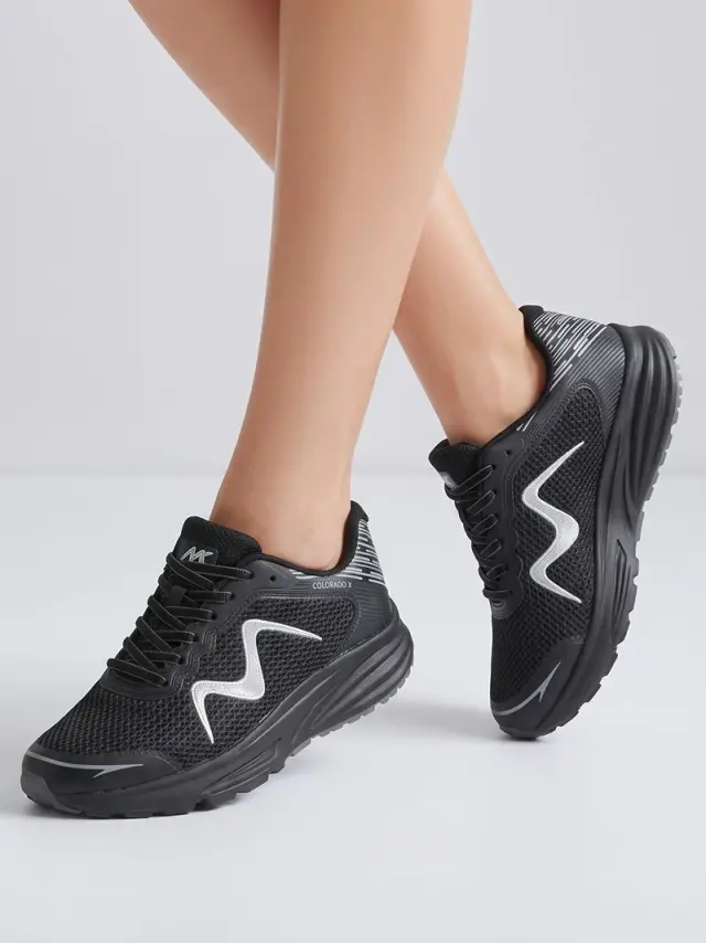 MBT Sneakers Γυναικείο ύφασμα Μαύρο MBT/702640 BLACK/BLACK - 37 2