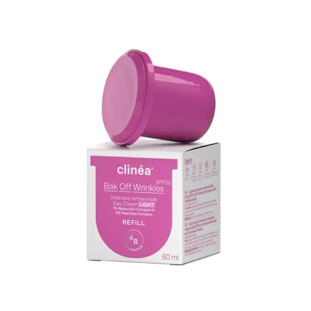Clinea Refill Bak Off Wrinkles Light Spf 20 Ανταλλακτικό για την Κρέμα ημέρας ελαφριάς υφής με SPF 20