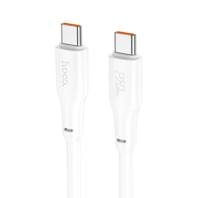 Καλώδιο HOCO USB C σε Type C Force Power Delivery 100W X93 1m λευκό