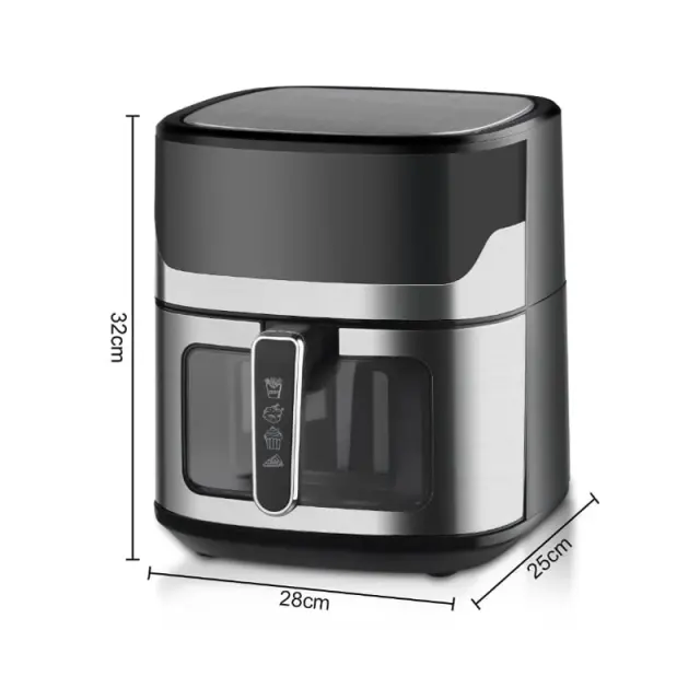 RAF Φριτέζα Αέρος με Αποσπώμενο Κάδο 8.3lt 1600W R.5373 - Air Fryer 890019 3