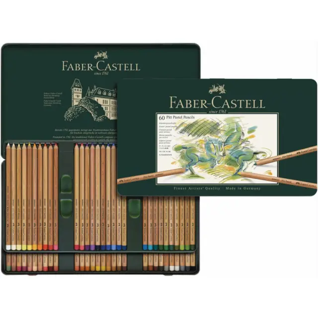 Σετ Μολύβια Παστέλ Faber-Castell Pitt Pastel, 60 Χρώματα