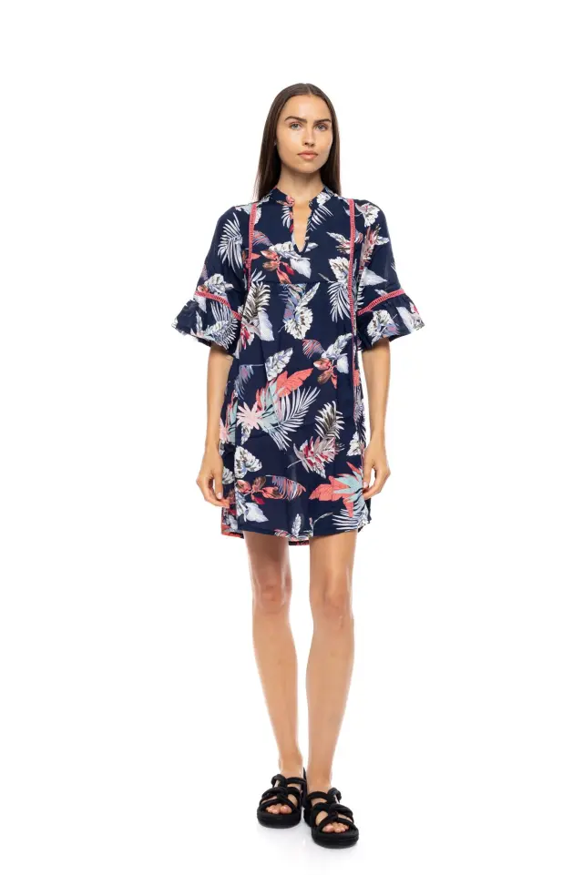 Beachwear Tropical B423 Type Pink Label