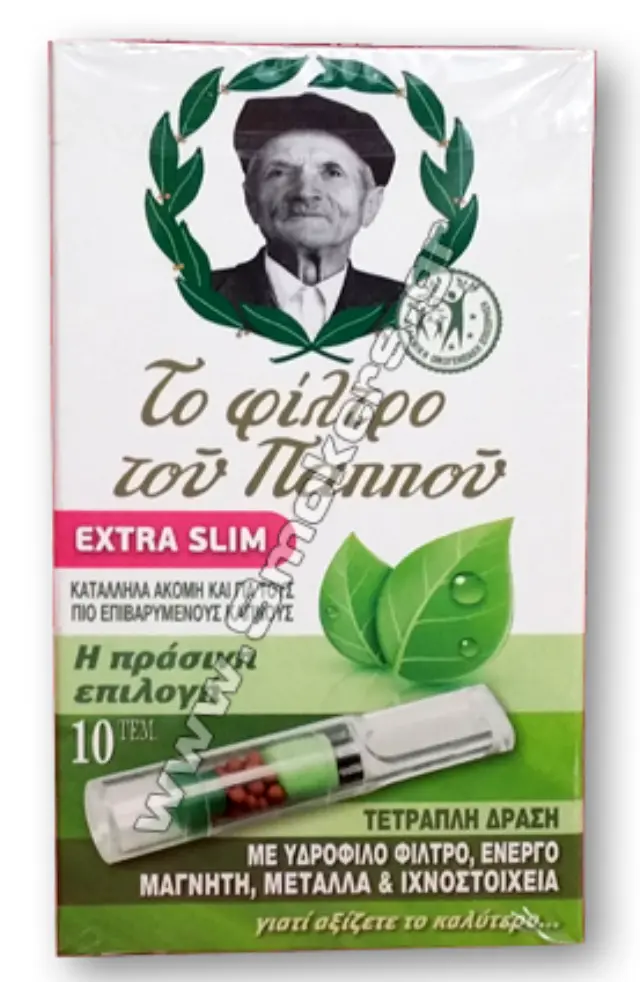 Του Παππού Πιπάκι Πλαστικό Τετραπλό Φιλτράρισμα - Ultra Slim (42902-172)