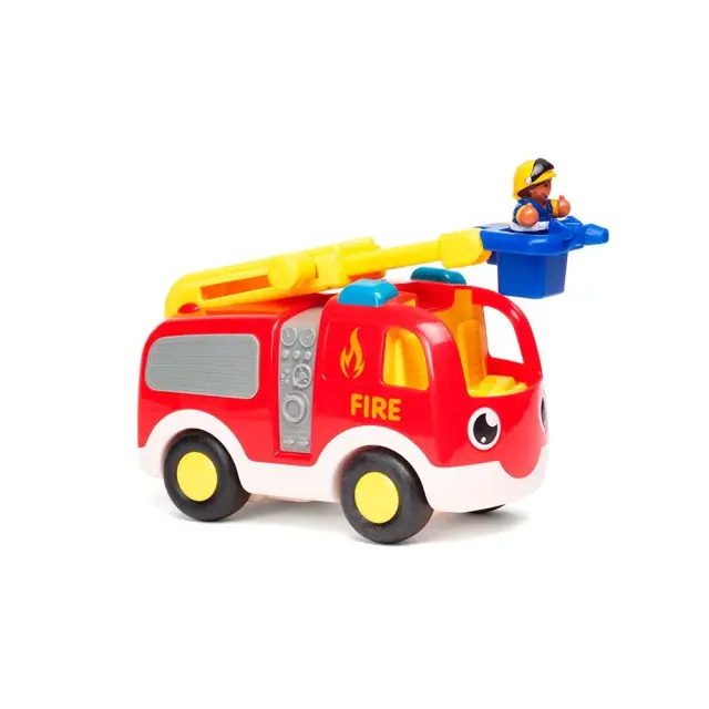 WOW Toys Πυροσβεστικό Όχημα Με Μηχανισμό Push & Go Και Φιγούρα (1-5 ετών) 110714 3