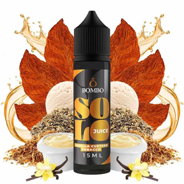 Bombo Solo Juice Vanilla Custard Tobacco 15ml/60ml Flavorshot