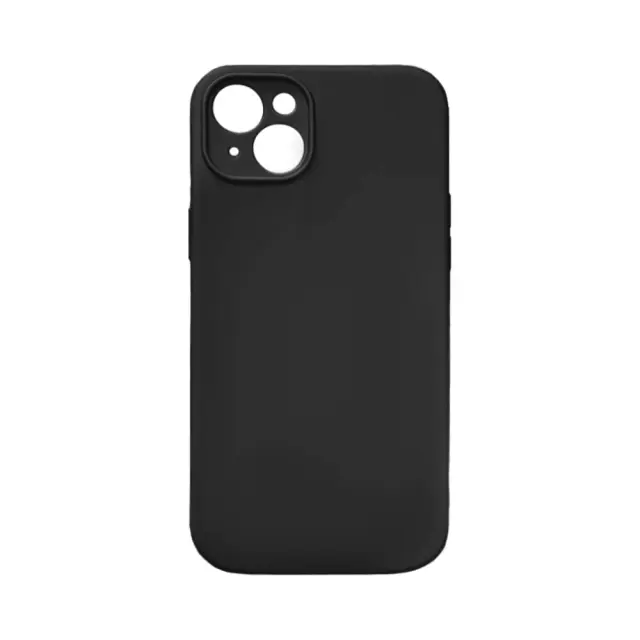 Θήκη Σιλικόνης Soft Back Liquid Silicone Case Για Apple iPhone 13 / 14 Μαύρη