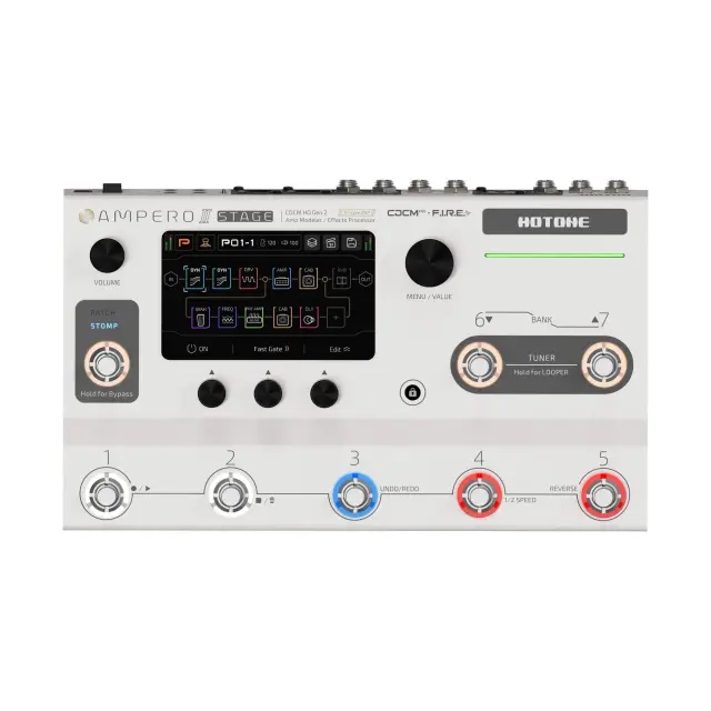 HoTone MP-380 Ampero II Stage Επεξεργαστής Εφέ White