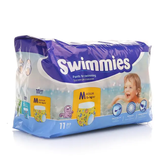 Βρακάκια πισίνας Swimmies Medium Νο 3 (12kg+) x 11 TEM 2