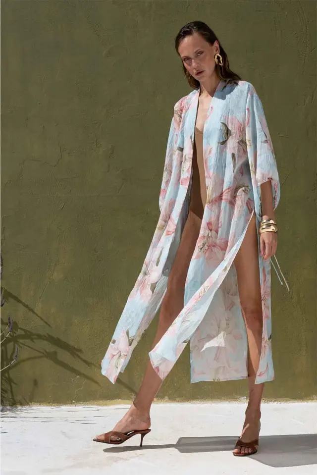 NEMA RESORT WEAR KIMONO (15106N510-MULTICOLOUR) - M 2
