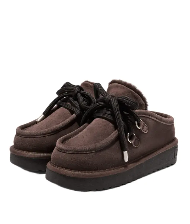 Παντόφλες με Γούνα D.Franklin Nordic Clog DFSH375005-CHOC Καφέ - 36 2