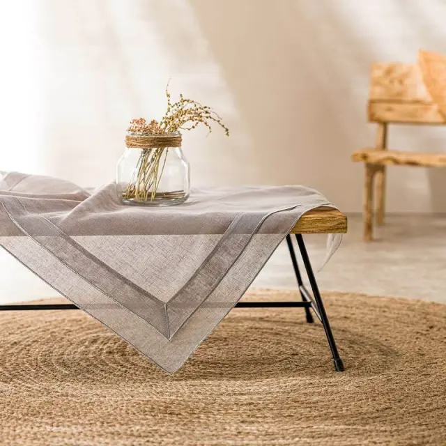 ΚΑΡΕ 85X85CM GOFIS HOME BEATRICE ΓΚΡΙ 619/ 15