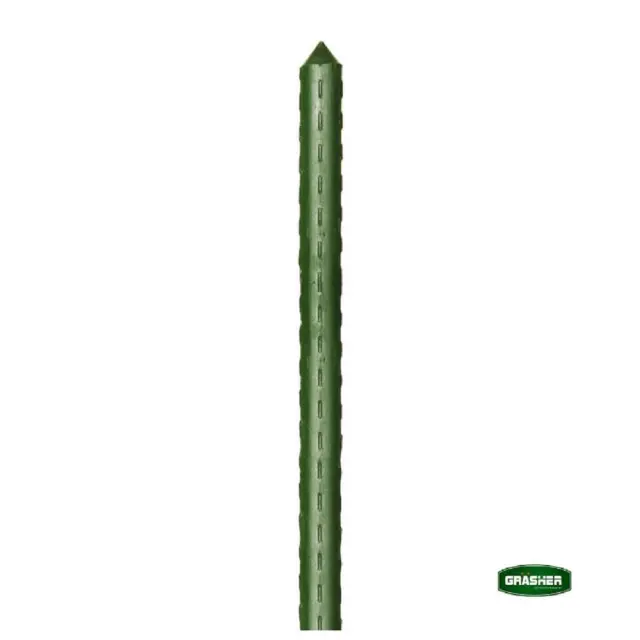 Grasher Βέργα Στήριξης Φυτών 0,8cmx1,20cm από Μέταλλο με Πλαστική Επένδυση / 102946