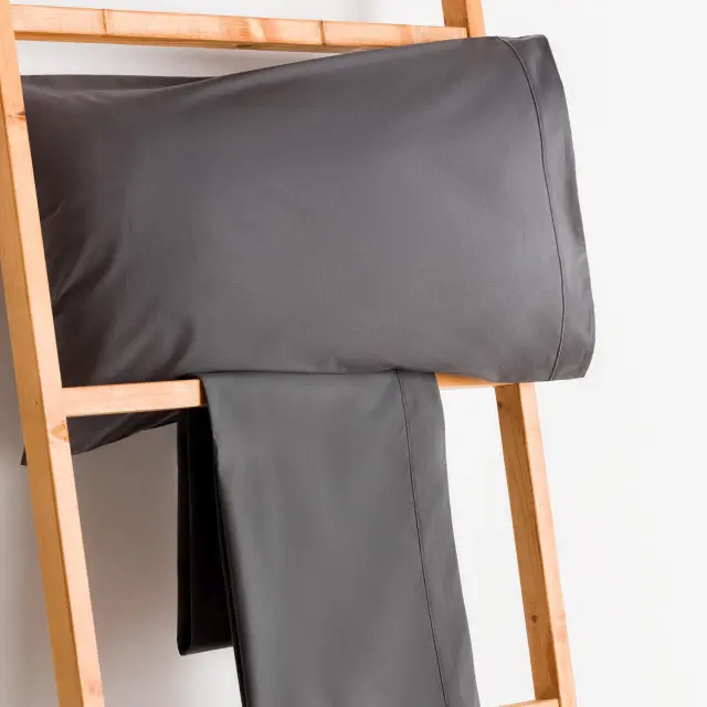 Μαξιλαροθήκες ζεύγος Synthesis 502 Dark Grey 50x75 Vesta Home