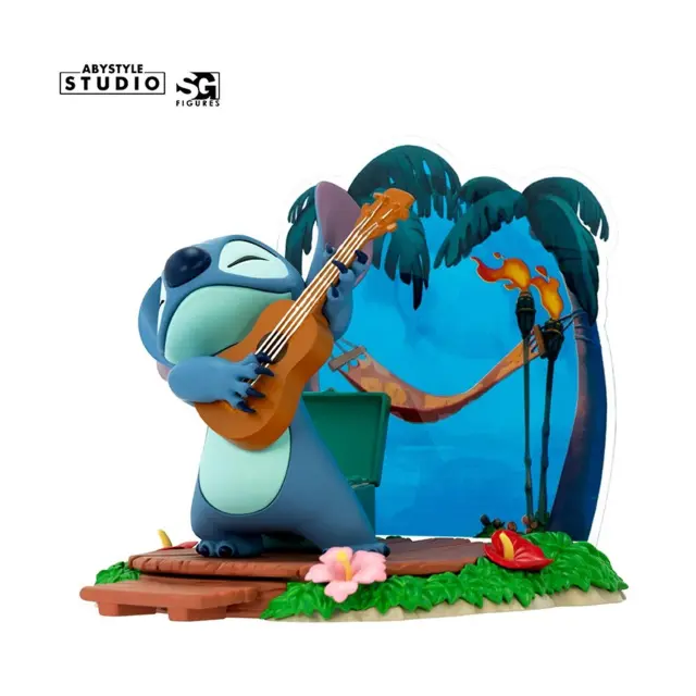 Φιγούρα Αγαλματίδιο Abysse Disney: Stitch - Guitar Statue 10cm (ABYFIG138) 2
