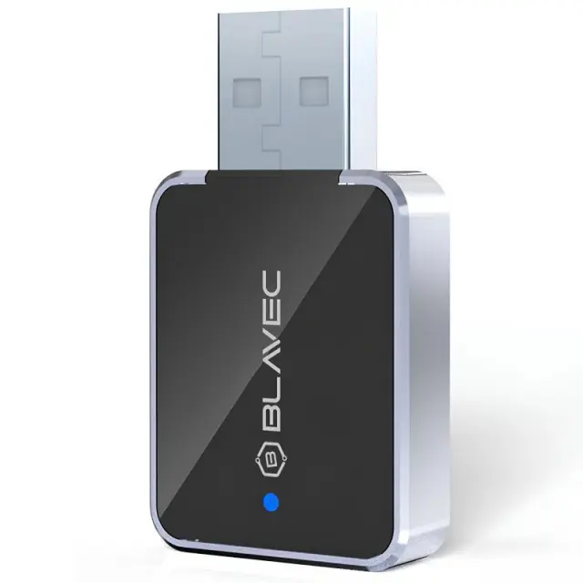 Ασύρματος Προσαρμογέας Blavec BCP-02 Carplay/ Android Auto με Bluetooth Wi-Fi USB A & USB C Adapter Μαύρο N71058