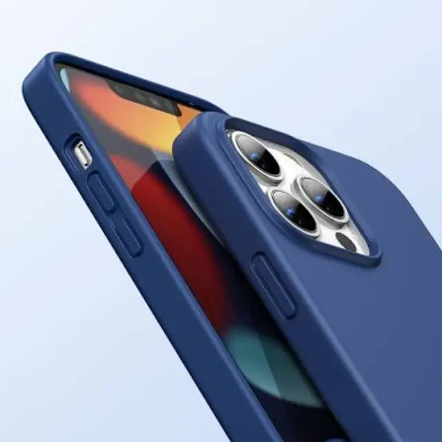 Ugreen® Soft Flexible Rubber Back Cover Θήκη για iPhone 13 Pro Max- Μπλε 2