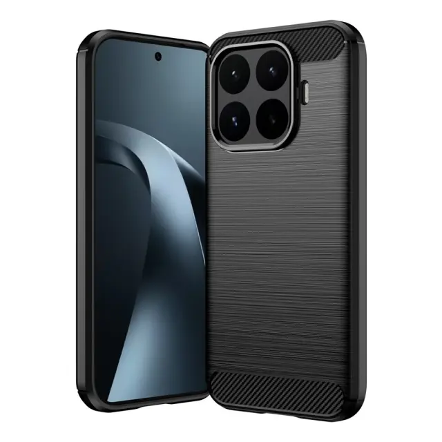 Techsuit® Carbon Silicone Θήκη για Xiaomi 17T - Black 2