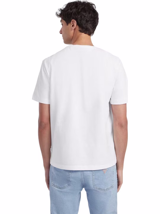 Guess T-shirt Λευκό με Στάμπα Άσπρο 3