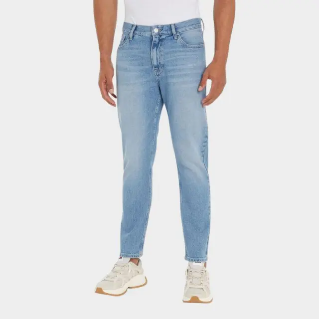 Tommy Hilfiger - Ανδρικό Παντελόνι Τζιν Ελαστικό Dad Tapered Regular Fit DM0DM20200-1AB Μπλε - W31 L32