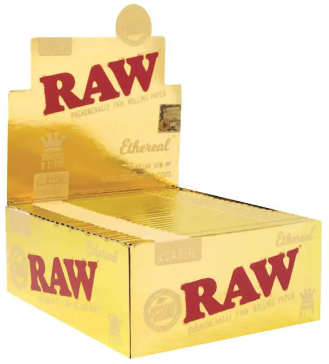RAW Χαρτάκια Classic Ethereal - Ακατέργαστο - King Size Slim 32φ. - 50τεμ.