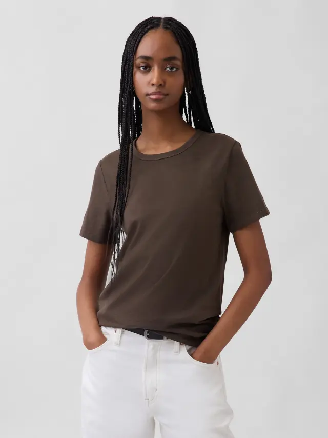 Γυναικεία Μπλούζα VintageSoft από Βιολογικό Βαμβάκι Terra brown