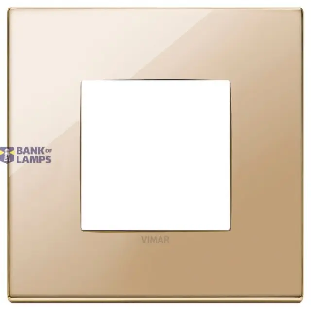 Plate 2M metal gold