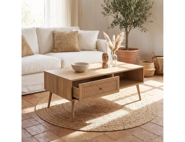 Τραπεζάκι Σαλονιού Bali Home Deco Factory με διαστάσεις 110x59x41.4cm HD7458