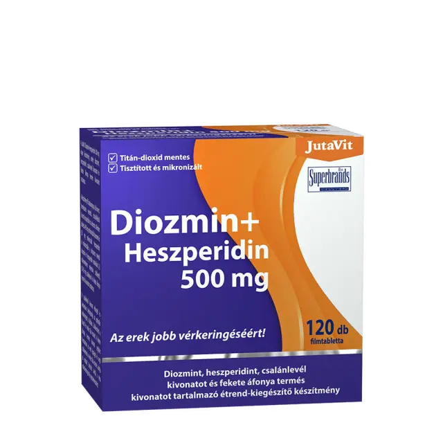JutaVit Diosmin + Hesperidin 500 mg 120 Tablets