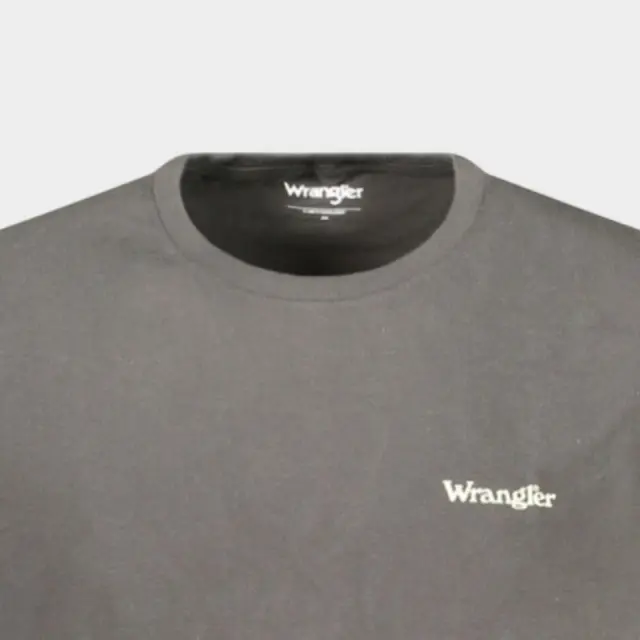 T-Shirt Wrangler 112362370_NEBLACK Μαύρο - S 3