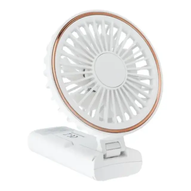 Ανεμιστηράκι Επαναφορτιζόμενο Portable fan W10 white 2