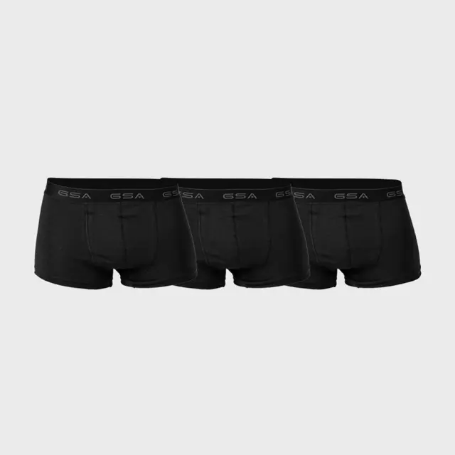 Ανδρικά Boxer GSA 3 Pack Μαύρο