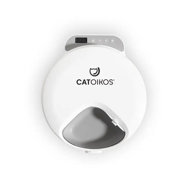 Catoikos Αυτόματη Ταΐστρα 4 Γευμάτων με Παγοκύστη ABS+PP